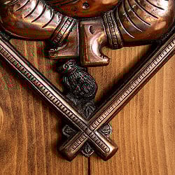 〔壁掛けタイプ〕インドの神様ウォールハンギング スクエア・ガネーシャ 30cm - サブ5