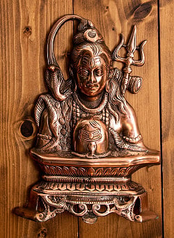 〔壁掛けタイプ〕インドの神様ウォールハンギング シヴァ 32cmの商品写真