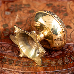 台座付き ディア・オイルランプ 直径約5cm 高さ約4.5cm - サブ5