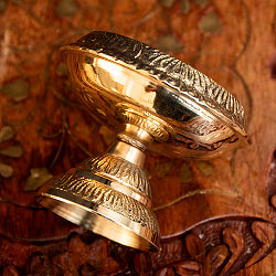 台座付き ディア・オイルランプ 直径約5.5cm  高さ約4.5cm - サブ4