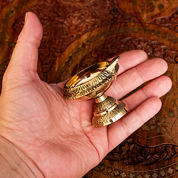 台座付き ディア・オイルランプ 直径約5.5cm  高さ約4.5cm - サブ5