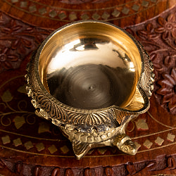 台座付き ディア・オイルランプ - カチュワ 高さ約6.5cm - サブ2