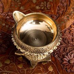 台座付き ディア・オイルランプ - カチュワ 高さ約6.5cm - サブ4