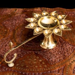 ロータスオイルランプ&香立て(TI-RSDL-1600)