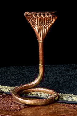 聖なる蛇 ナーガ 銅製 高さ：23cm程度 - サブ2