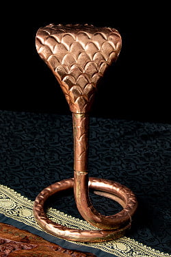 聖なる蛇 ナーガ 銅製 高さ：23cm程度 - サブ3