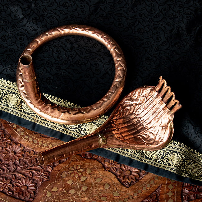 聖なる蛇 ナーガ 銅製 高さ：30cm程度 5 - このように分解した形でお届けいたします。
