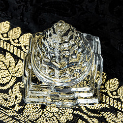 インドの神様 ガラス製ペーパーウェイト カチュワ・ヤントラ - 高さ5cm - サブ3