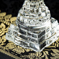 インドの神様 ガラス製ペーパーウェイト カチュワ・ヤントラ - 高さ5cm - サブ4