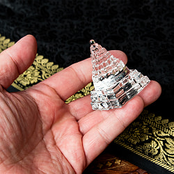 インドの神様 ガラス製ペーパーウェイト カチュワ・ヤントラ - 高さ5cm - サブ5