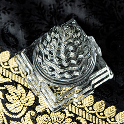 インドの神様 ガラス製ペーパーウェイト カチュワ・ヤントラ - 高さ6cm - サブ2