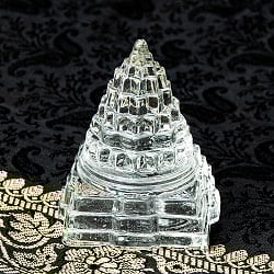 インドの神様 ガラス製ペーパーウェイト カチュワ・ヤントラ - 高さ6cm - サブ3