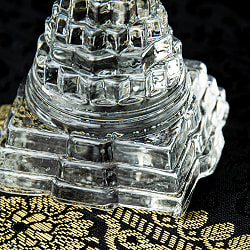 インドの神様 ガラス製ペーパーウェイト カチュワ・ヤントラ - 高さ6cm - サブ4