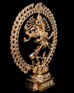 ブラス製 ダンシング・シヴァ　ナタラジ 約52cm - サブ5