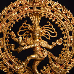 ブラス製 ダンシング・シヴァ　ナタラジ 約49.5cm - サブ2