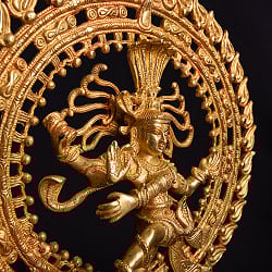 ブラス製 ダンシング・シヴァ　ナタラジ 約49.5cm - サブ3