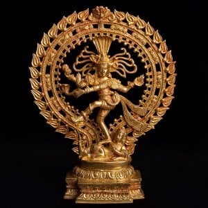 ブラス製 ダンシング・シヴァ　ナタラジ 約49.5cm