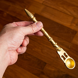 礼拝用 ブラススプーン 「Pali」 [長さ：約16cm] - サブ5