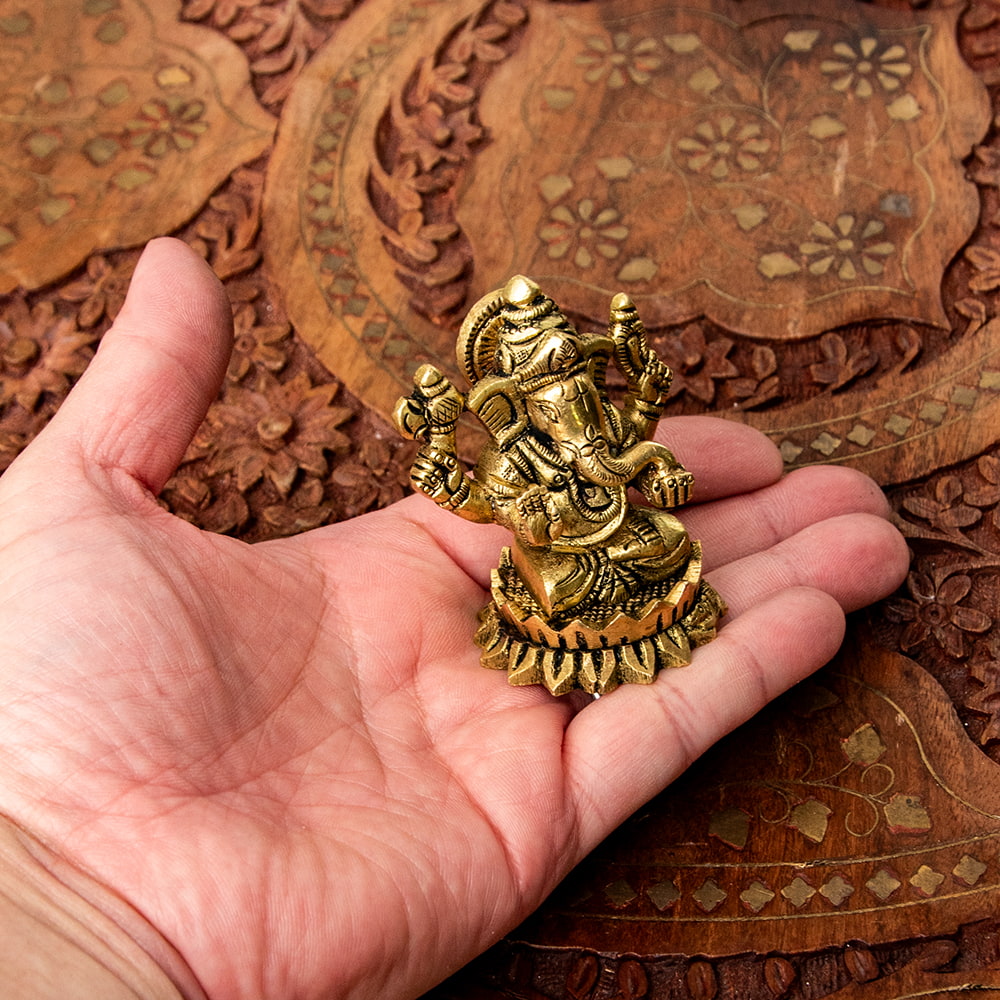 比叡山最澄寺院仏閣プロ用縁起物《 新品　送料無料 》 ガネーシャ　ヒンドゥー　チベット密教　3kg超　鍍金