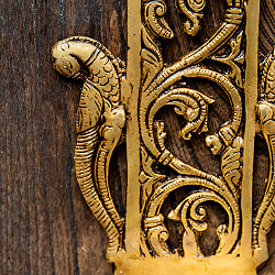 ブラス製 壁掛けオイルランプ/キャンドルホルダー ベル付き - [高さ：約32cm] - サブ5