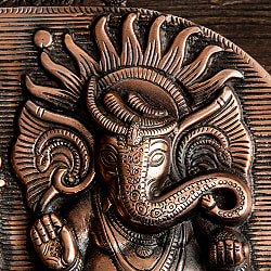 〔壁掛けタイプ〕チェイン・ガネーシャ 29cm インドの神様ウォールハンギング - サブ2