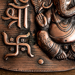 〔壁掛けタイプ〕チェイン・ガネーシャ 29cm インドの神様ウォールハンギング - サブ5