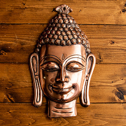 〔壁掛けタイプ〕ブッダ フェイス 39cm インドの神様ウォールハンギングの商品写真
