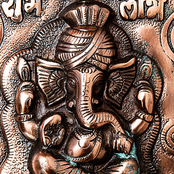 〔壁掛けタイプ〕インドの神様ウォールハンギング ガネーシャ 34.5cm - サブ2