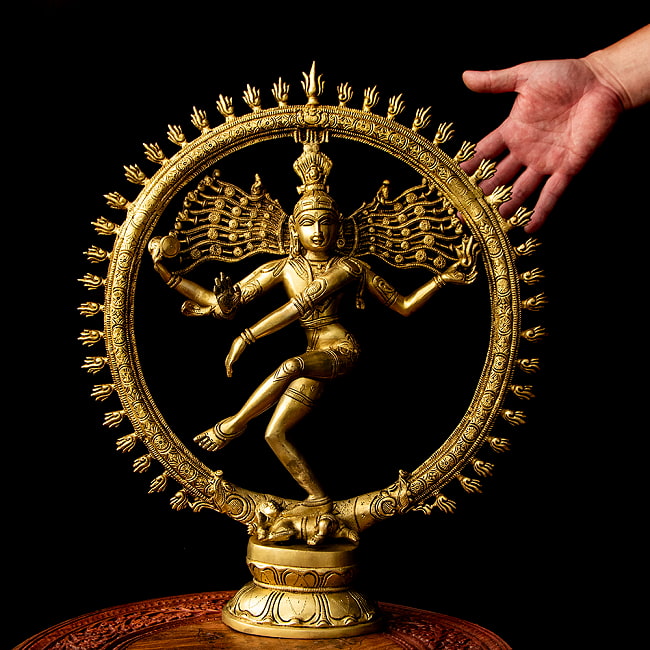 ダンシング・シヴァ 大サイズ 49cm 12 - 非常に存在感のあるシヴァ神です。