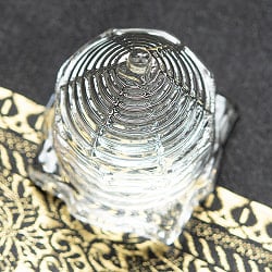 インドの神様 ガラス製ペーパーウェイト カチュワ・ヤントラ - 高さ4.8cm - サブ2