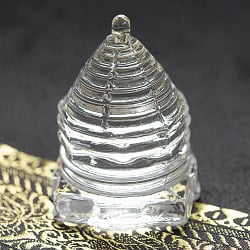 インドの神様 ガラス製ペーパーウェイト カチュワ・ヤントラ - 高さ4.8cm - サブ3