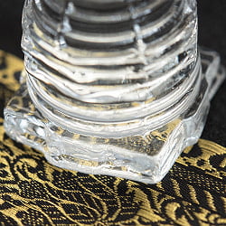 インドの神様 ガラス製ペーパーウェイト カチュワ・ヤントラ - 高さ4.8cm - サブ4