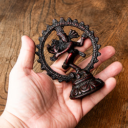 ダンシング・シヴァ - 赤茶[約11cm] - サブ2