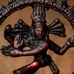 ダンシング・シヴァ - 赤茶[約11cm] - サブ3