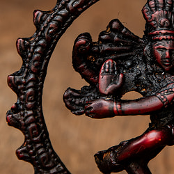 ダンシング・シヴァ - 赤茶[約11cm] - サブ4