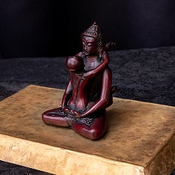 ブッダ・シャクティ - 赤茶[約8cm]の商品写真