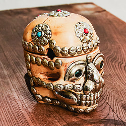 頭蓋骨杯 カパラ [約14cm×11cm×13.5cm] - サブ2