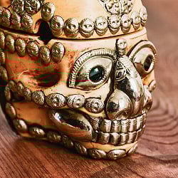 頭蓋骨杯 カパラ [約14cm×11cm×13.5cm] - サブ4