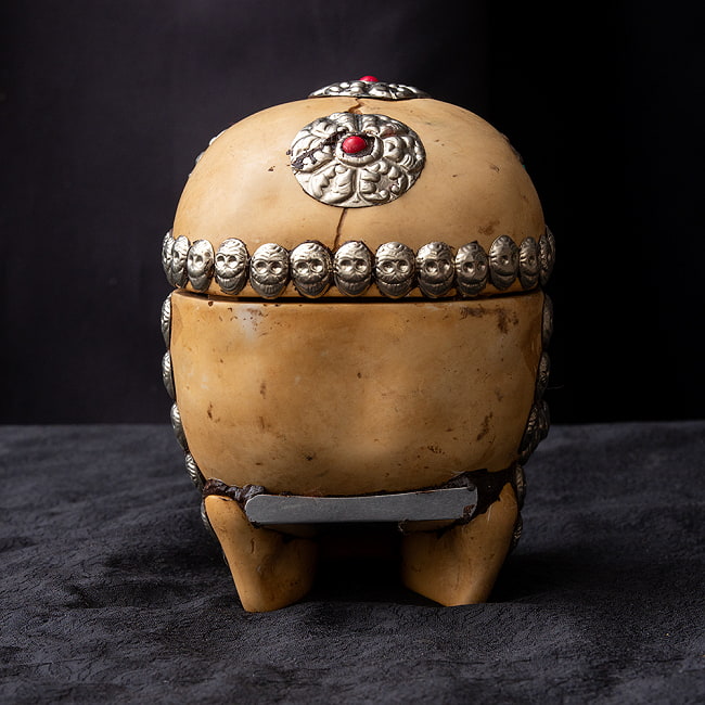 頭蓋骨杯 カパラ [約14cm×11cm×13.5cm] の通販[送料無料