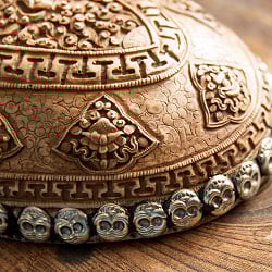 頭骨杯　カパラ [約17cm×13cm×6cm] - サブ5