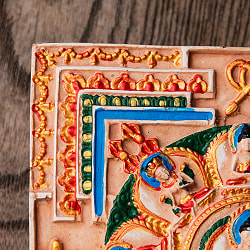 〔壁掛けタイプ〕立体曼荼羅 釈迦陀如来曼荼羅 [約11.7cm×11.7cm×2cm] - サブ4