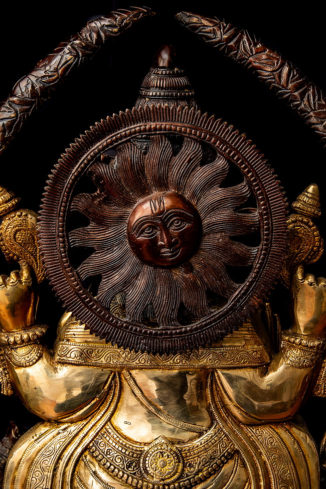 1点物】ブラス製 アーチ ガネーシャ像 ネパール製 特大 高さ54cm