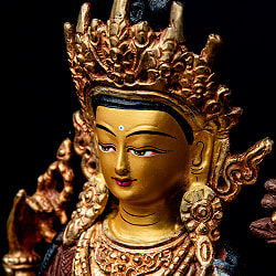 【1点物】六字咒観音菩薩 アヴァローキテーシュワラ／チェンレシ 銅造鍍金仕上げ ネパール製 高さ：23cm程度 1.7kg - サブ5