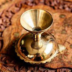 台座付き ディア・オイルランプ 直径約5.5cm 高さ約5.5cm - サブ5