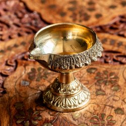 台座付き ディア・オイルランプ 直径約5.5cm 高さ約5.5cm(TI-RSDL-1715)