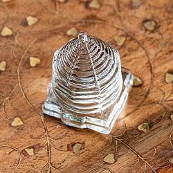 インドの神様 ガラス製ペーパーウェイト カチュワ・ヤントラ 高さ：約5cm - サブ2