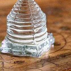 インドの神様 ガラス製ペーパーウェイト カチュワ・ヤントラ 高さ：約5cm - サブ3