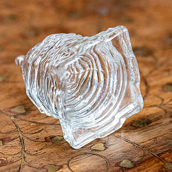 インドの神様 ガラス製ペーパーウェイト カチュワ・ヤントラ 高さ：約5cm - サブ4