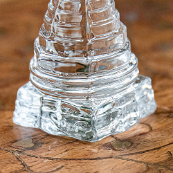 インドの神様 ガラス製ペーパーウェイト カチュワ・ヤントラ 高さ：約4.5cm - サブ3