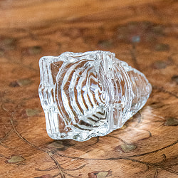 インドの神様 ガラス製ペーパーウェイト カチュワ・ヤントラ 高さ：約4.5cm - サブ4